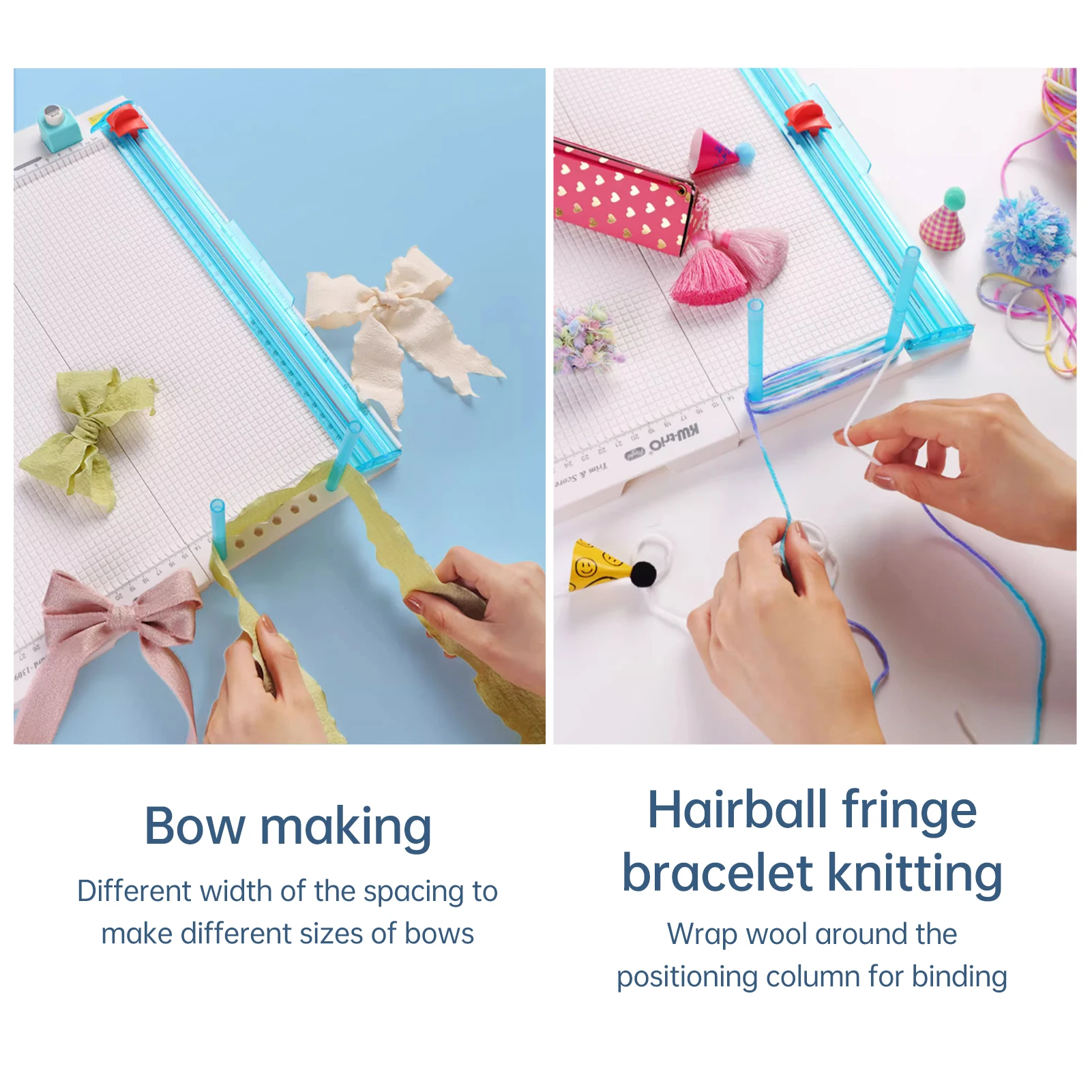 

KW-trio 13095: Многофункциональный резак для бумаги 7-в-1 с функцией биговки и складывания для создания фотоколлажей