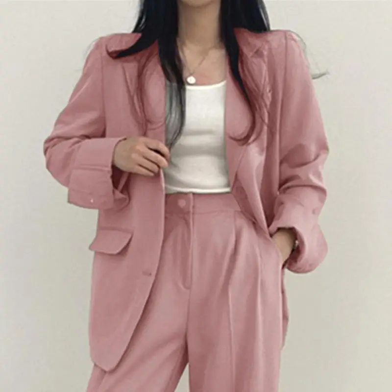 

Женский костюм, брюки и дэт, повседневная весенне-осенняя одежда для поездок на работу, длинная свековая женская одежда китайского бренда Faion