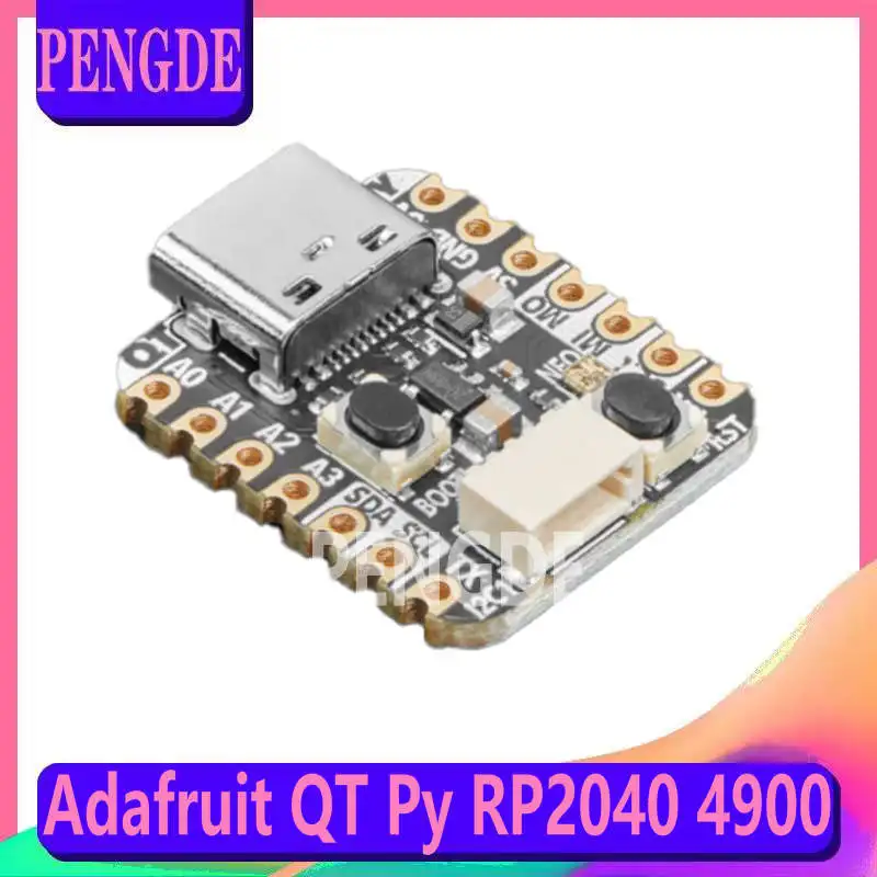 Original Adafruit QT Py RP2040 4900 RP2040 QT Py 32-bit evaluation board