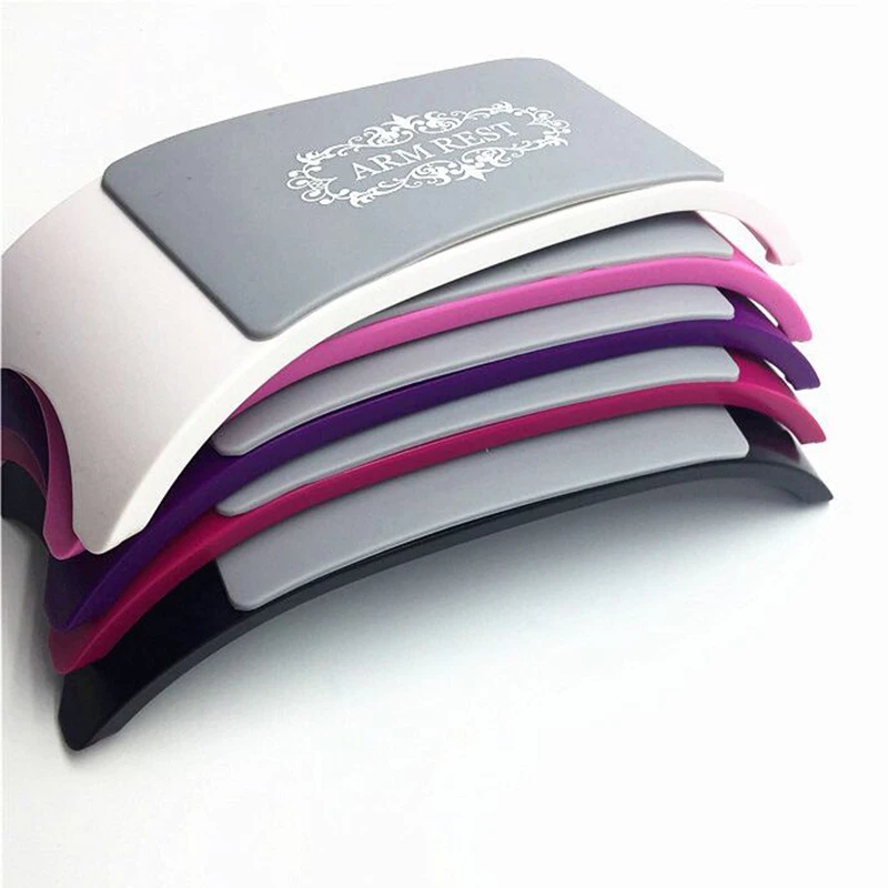 راحة ذراع الأظافر ، راحة اليد للأظافر سيليكون مانيكير وسادة اليد عدم الانزلاق طاولة مكتب ، الوردي ، أسود ، أبيض ، الأرجواني ، ارتفع الأحمر