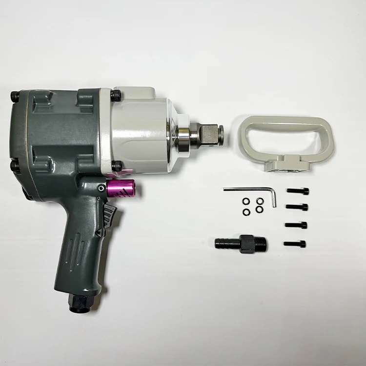 Chave de impacto pneumática resistente, martelo duplo, ferramenta pneumática de reparo automático de alto torque