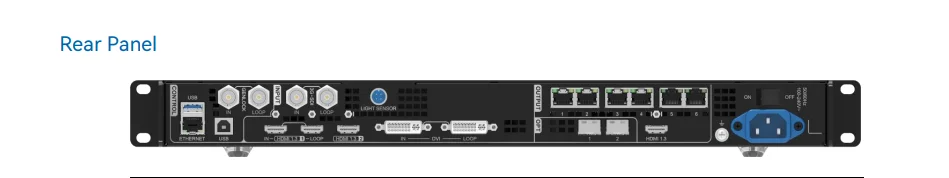 NOVASTAR VX600 led processor all in one controller for led display 3.9 million pixels