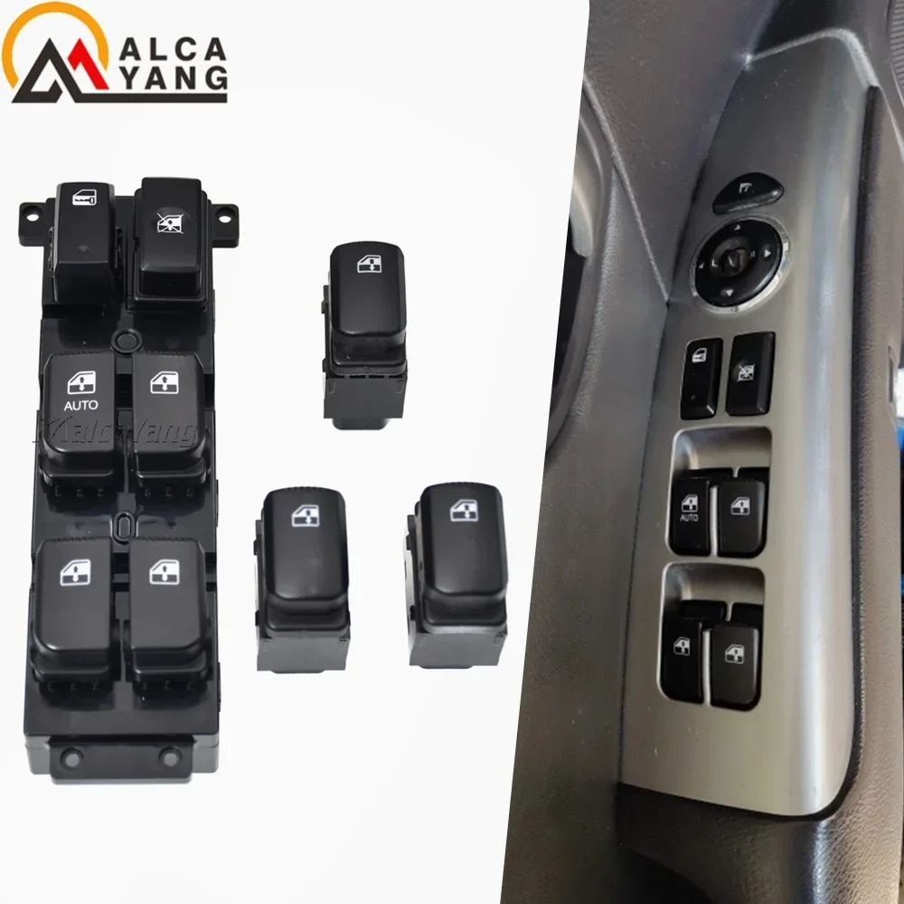 Accesorios para automóviles 93570-2B000S4 935702 B000S4 para Hyundai Santa Fe CM 2007-2011 interruptor de Control de ventana