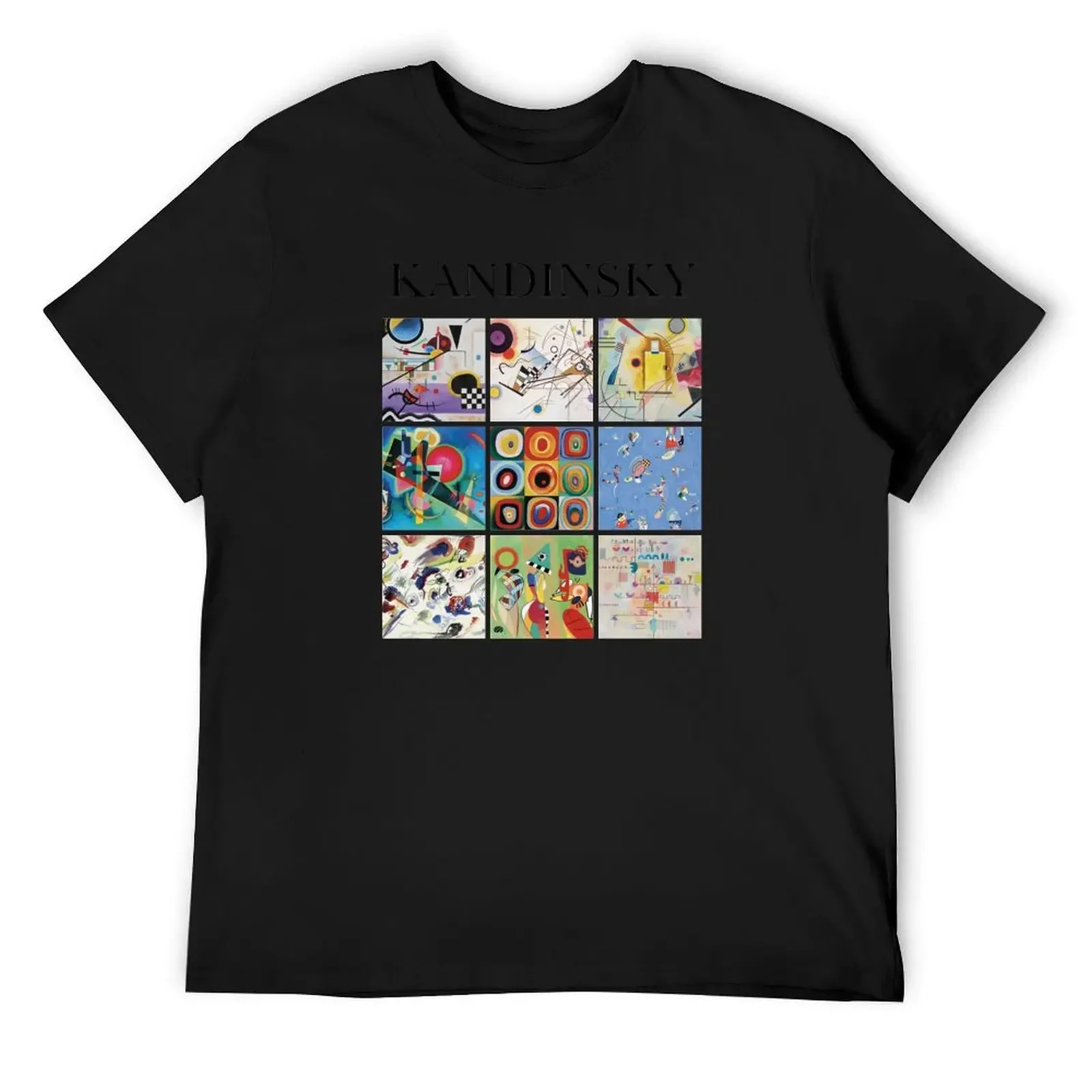 Kandinsky - Collage T-Shirt blanks anime clothes basketball graphic tees luxury clothes men