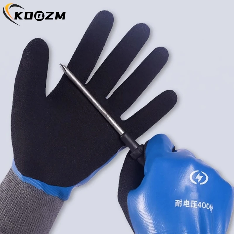 Universal Insulating GloveAnti-electricity Security Protection Glove Rubber Electrician Work Non-slip Protection Insulated Glove