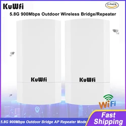 KuWFi 900Mbps Outdoor Wireless CPE Router 5,8G Wireless Repeater/AP Router/Wifi CPE Brücke Punkt zu Punkt 1-3KM Wifi Abdeckung