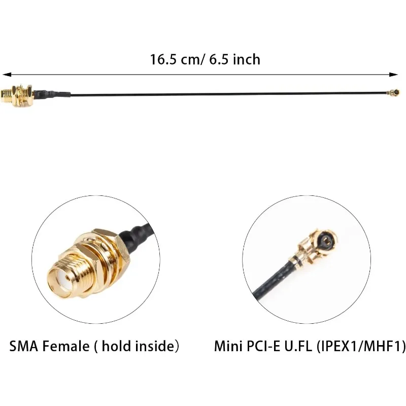 LoRa антенна 868 МГц 915 МГц с SMA штекером для Meshtastic LORA32 ESP32 LoRa OLED плата + 15 см Удлинительный кабель IPEX