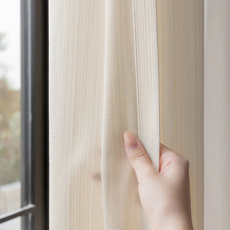 Custom Sizes! Gentle Afternoon Time Sheer Curtains for Living Room Bedroom Window Tulle Curtain Soft Fabric Provide Privacy