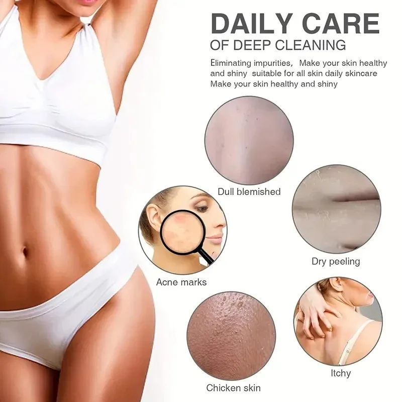 African Net Long Bath Body Exfoliating Long Net Shower Body Scrub Back Scrubber Skin Smoother Beauty Skin Bath Wash view 4
