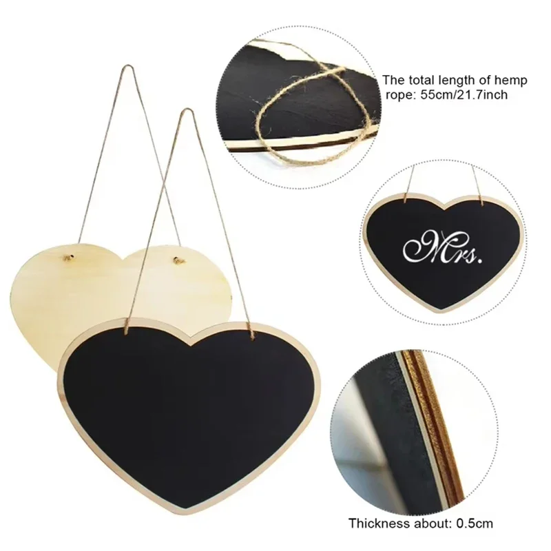 ريفي الزفاف سبورة خشبية السيد السيدة الزفاف دش الديكور فوتوبوث حفلة عيد ميلاد DIY بها بنفسك ديكور المنزل تسجيل رسالة المجلس