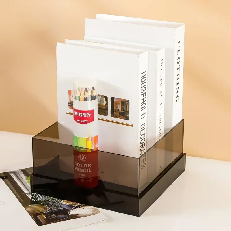 Acrylic Colored Storage Box Gift Box Desktop Organization
