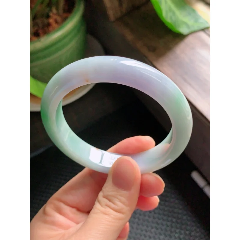 Spring Color Water Runzheng Ring Mine Timber Jewelry Myanmar Jade Bracelet