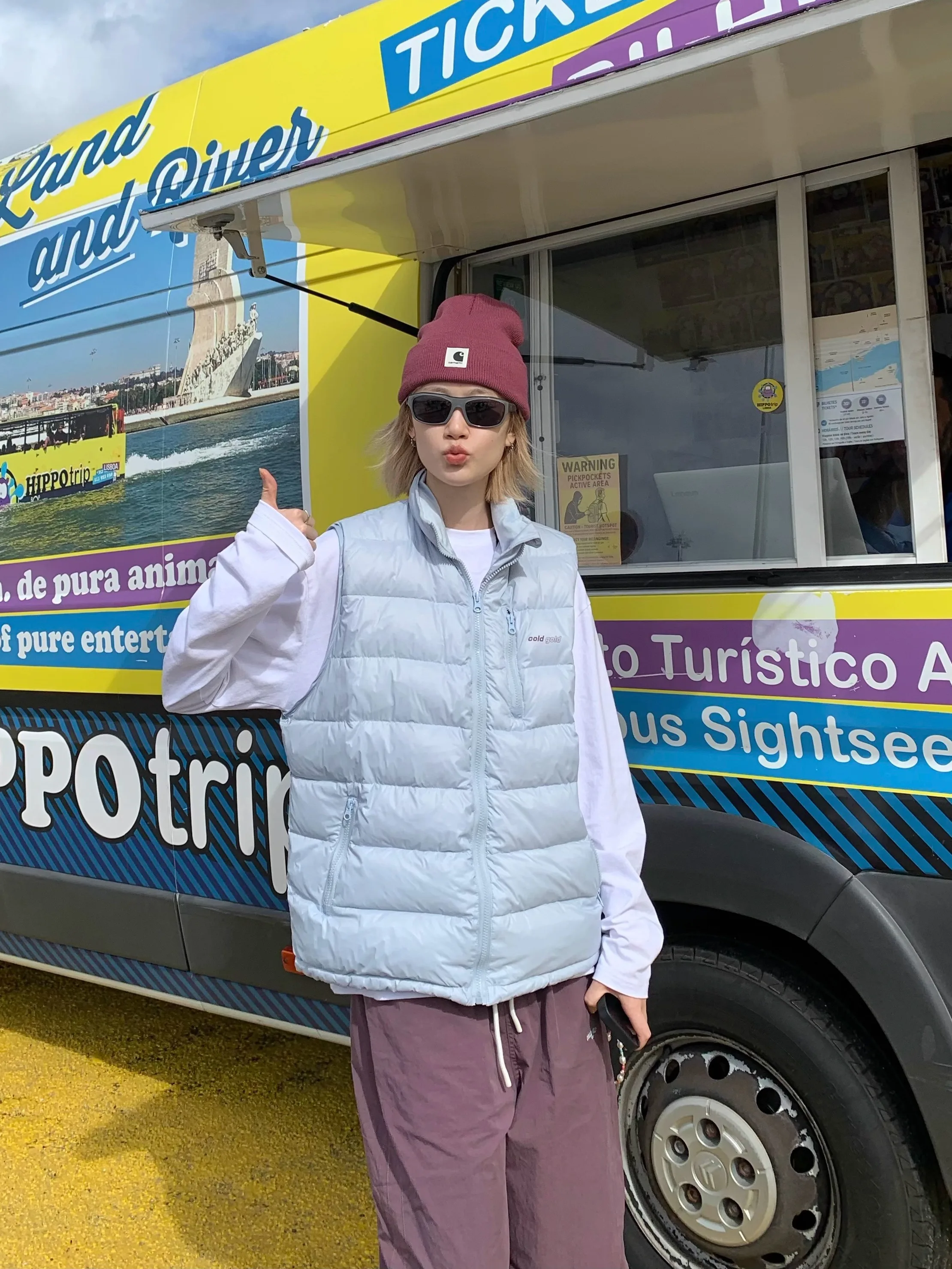 

Lightweight Outdoor Women's down Vest Stand Collar Padded Jaet Ci Casual Sle Warmth Faion Zipper ket Design Nylon