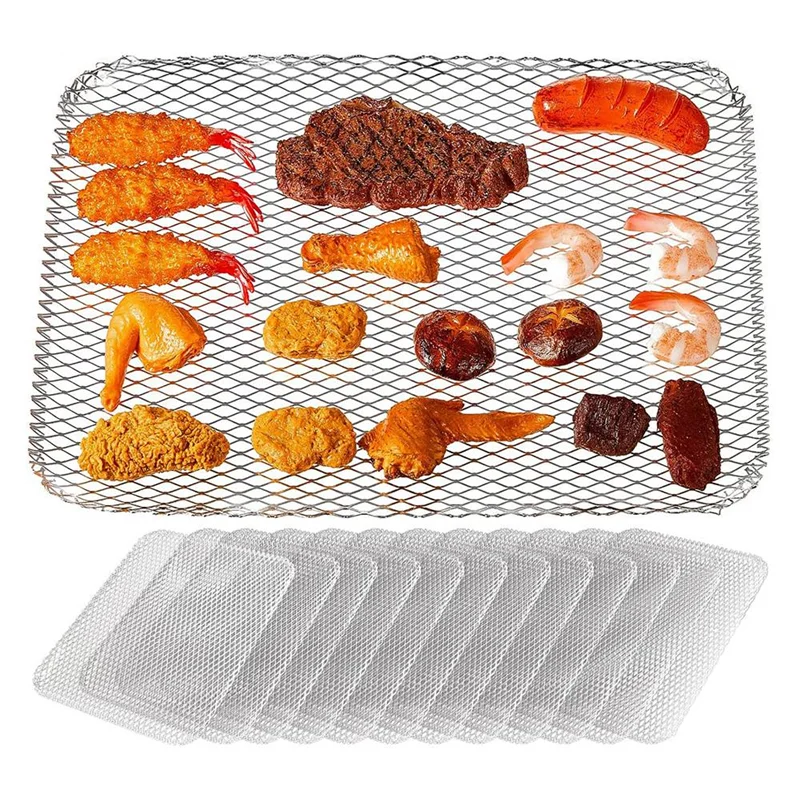 

SOFT-Grill Topper Inserts 20 шт. одноразовые 12X16 дюймов антипригарные решетки для гриля для барбекю сетчатый коврик для гриля кастрюля для улицы