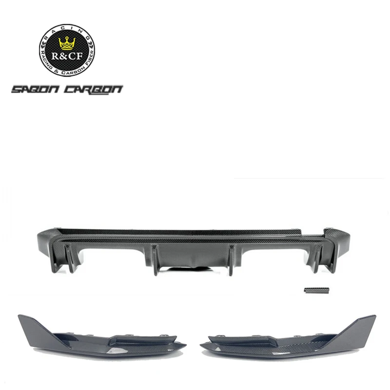 

M3 G80 Диффузор из углеродного волокна 3D-стиль Диффузор заднего бампера с разветвителем для BMW G80 M3 G82 M4 2024