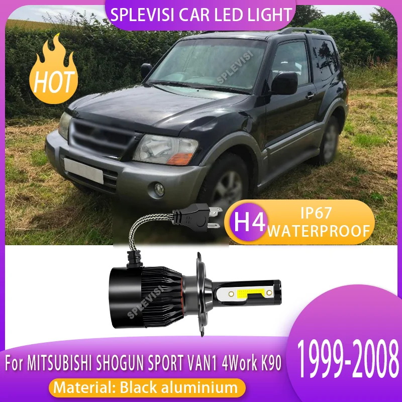 Huge safety improvement LED Light For MITSUBISHI SHOGUN SPORT VAN1 4Work K90 1999 2000 2001 2002 2003 2004 2005 2006 2007 2008