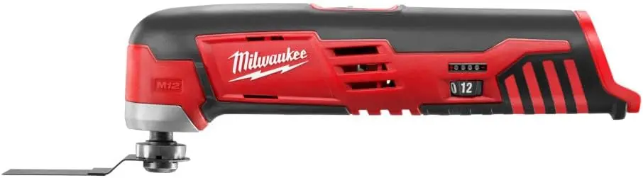 2426-20 M12 12 Volt Redlithium Ion 20,000 OPM Variable Speed Cordless Multi Tool with Multi-Use Blade, Sanding Pad, and Multi-Gr