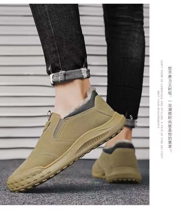 Schneestiefel für Herren 2026 Winter Neuankunft Herren Baumwollschuhe Outdoor-Wanderschuhe Leichte und Bequeme Slipper – Detail 5