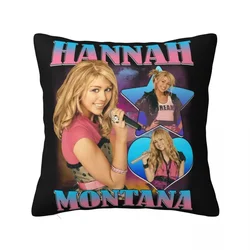 Hannah Montana Pillowcase Printing Polyester Cushion Cover Decor Throw Pillow Case Cover Home Zippered 40X40cm