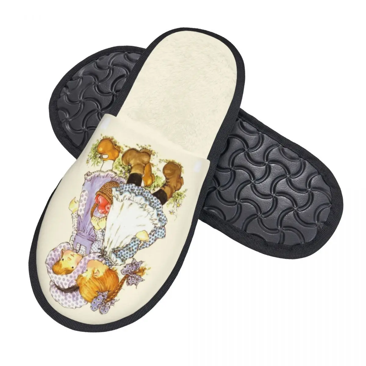 Cartoon Sarah Kay House Slippers Women Comfy Memory Foam Girl Slip On Bedroom Slipper Shoes