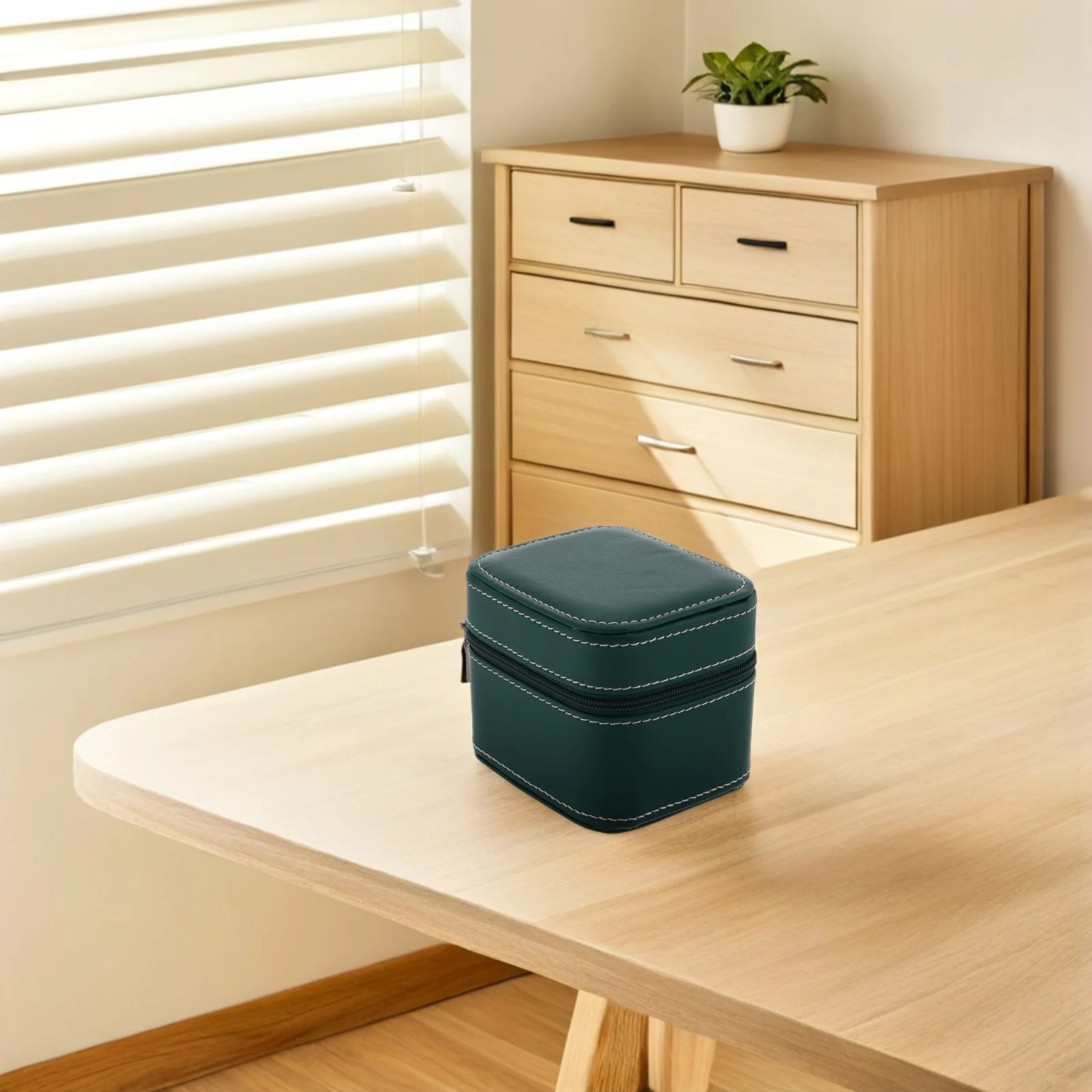 

Box For Men Pu Single Watch Storage Case Zipper Closure Compact Travel Jewelry Organizer Business Watch Holder Mens Travel