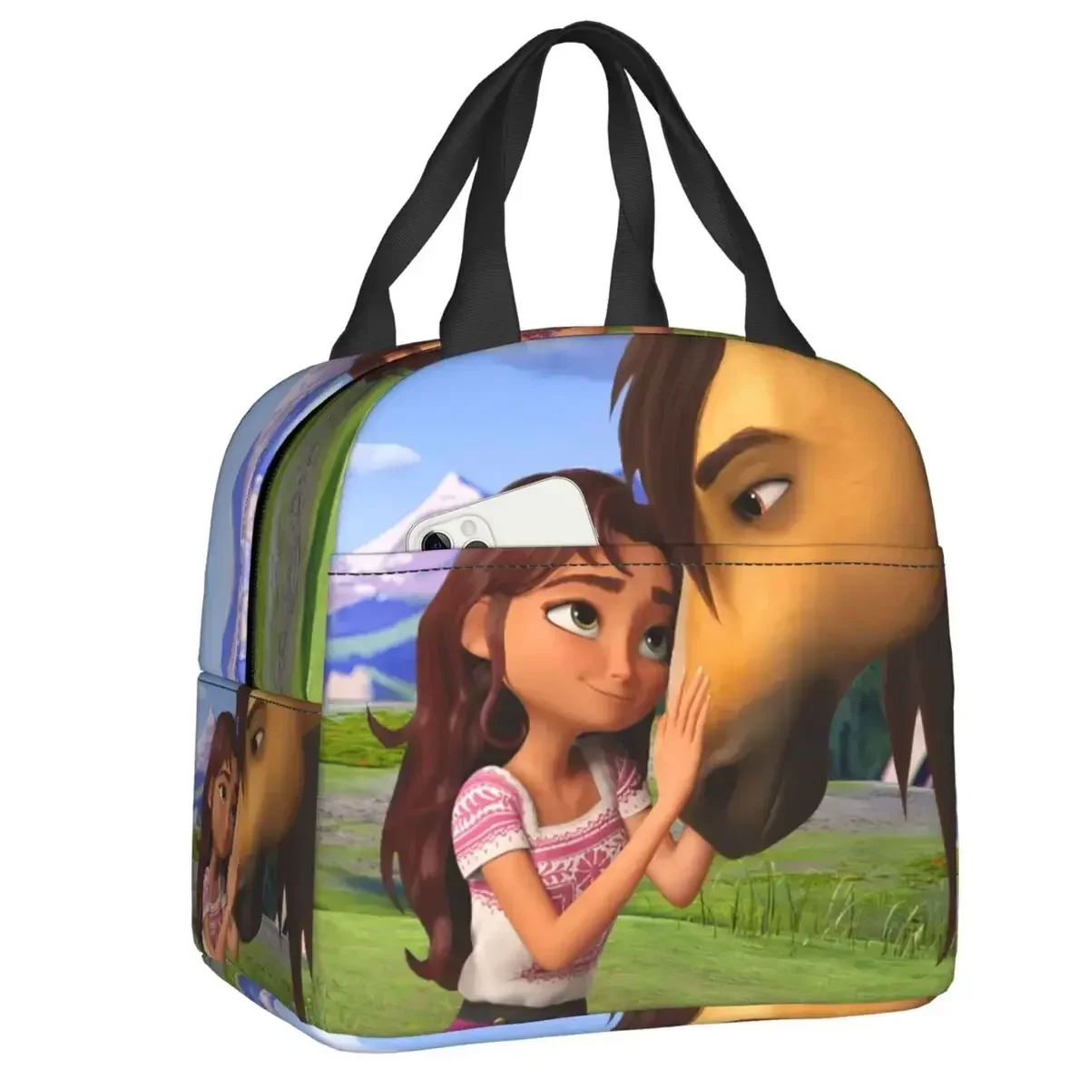 

Spirit Riding Free Insulated Lunch Bag for Women Kids Reusable Cooler Thermal Lunch Box Work School Picnic Food Container Bags