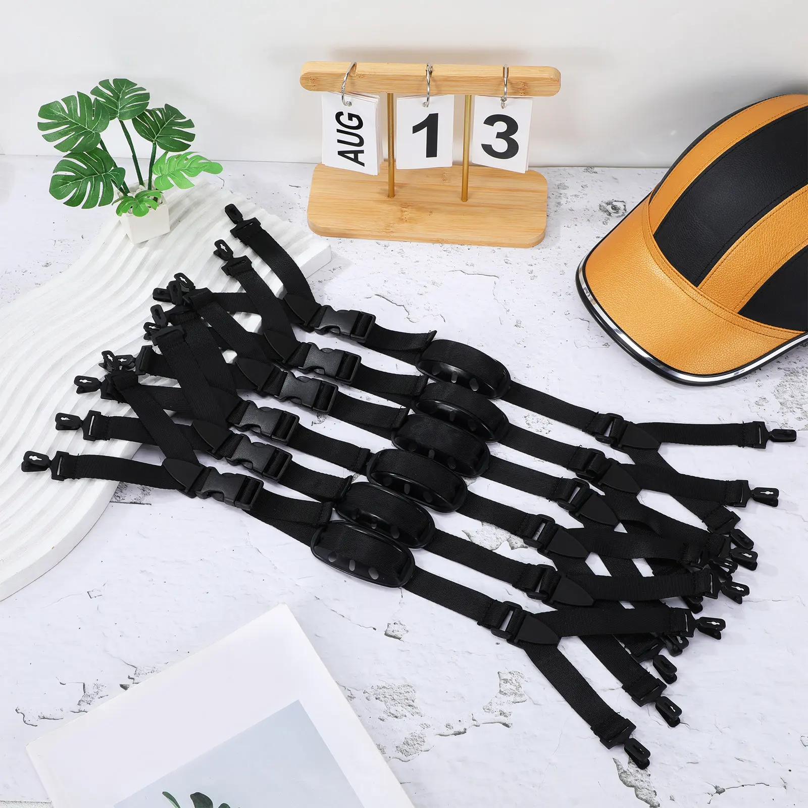 

6Pcs Safety Chin Strap Adjustable Replacement Belt for Hard Hat Construction Workers Outdoor Use Chin Strap