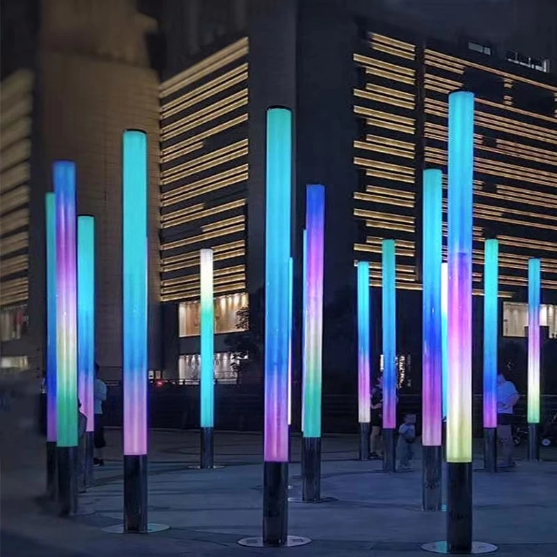 

Light Emitting Diode Lighting Color Changing Park Garden Square Outdoor Smart Scenic Area Touch Sensor Long Downlight