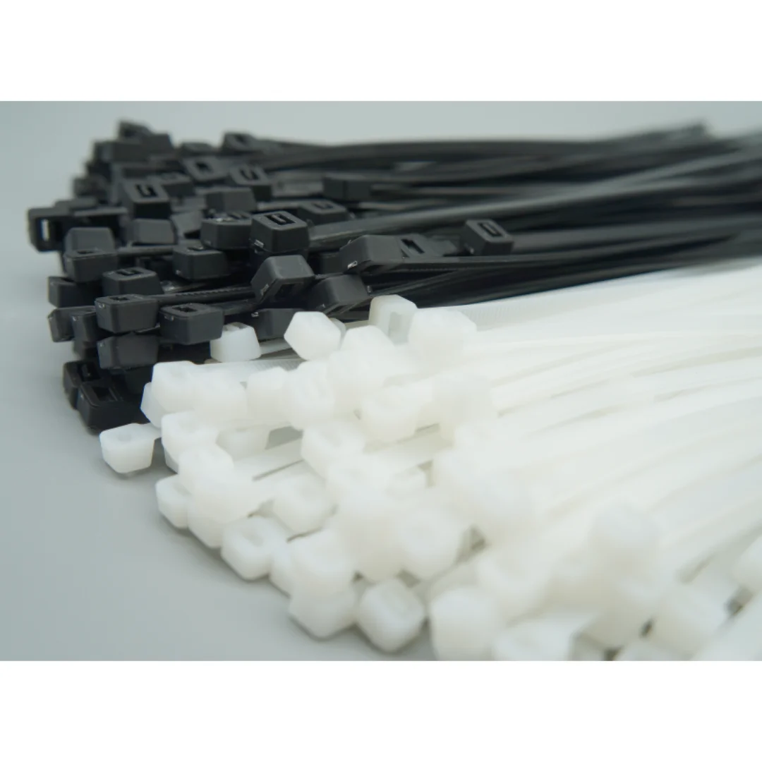 100PCS Self-locking Plastic Nylon Cable Tie Zipper Fastening Plastic Fixation Home Office Electrical Wiring