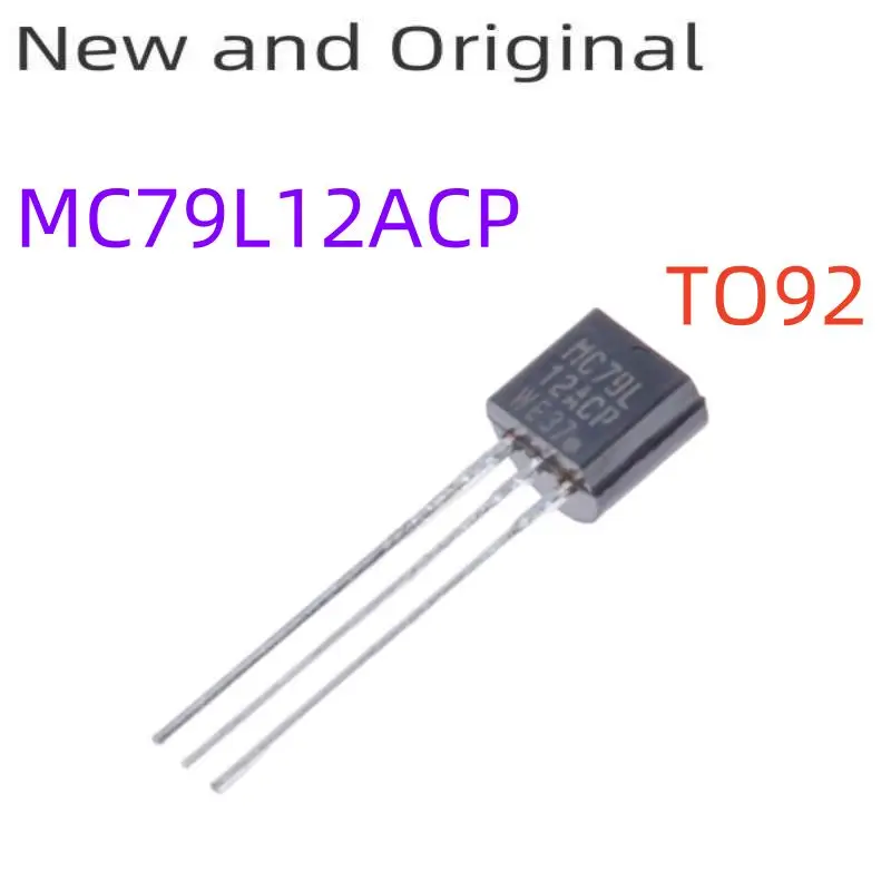 

MC79L12ACP TO-92 12V 100mA Negative Voltage Regulators
