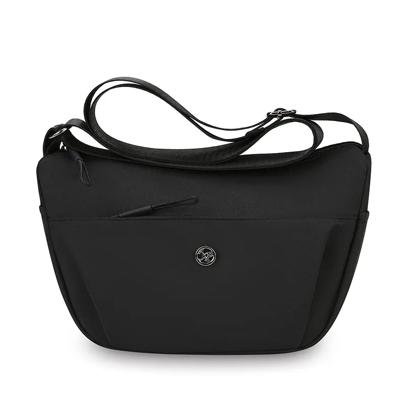 Casual Oblique Span Backpack Nylon Bag Fashionable Simple Versatile Large Capacity Shoulder Backpack