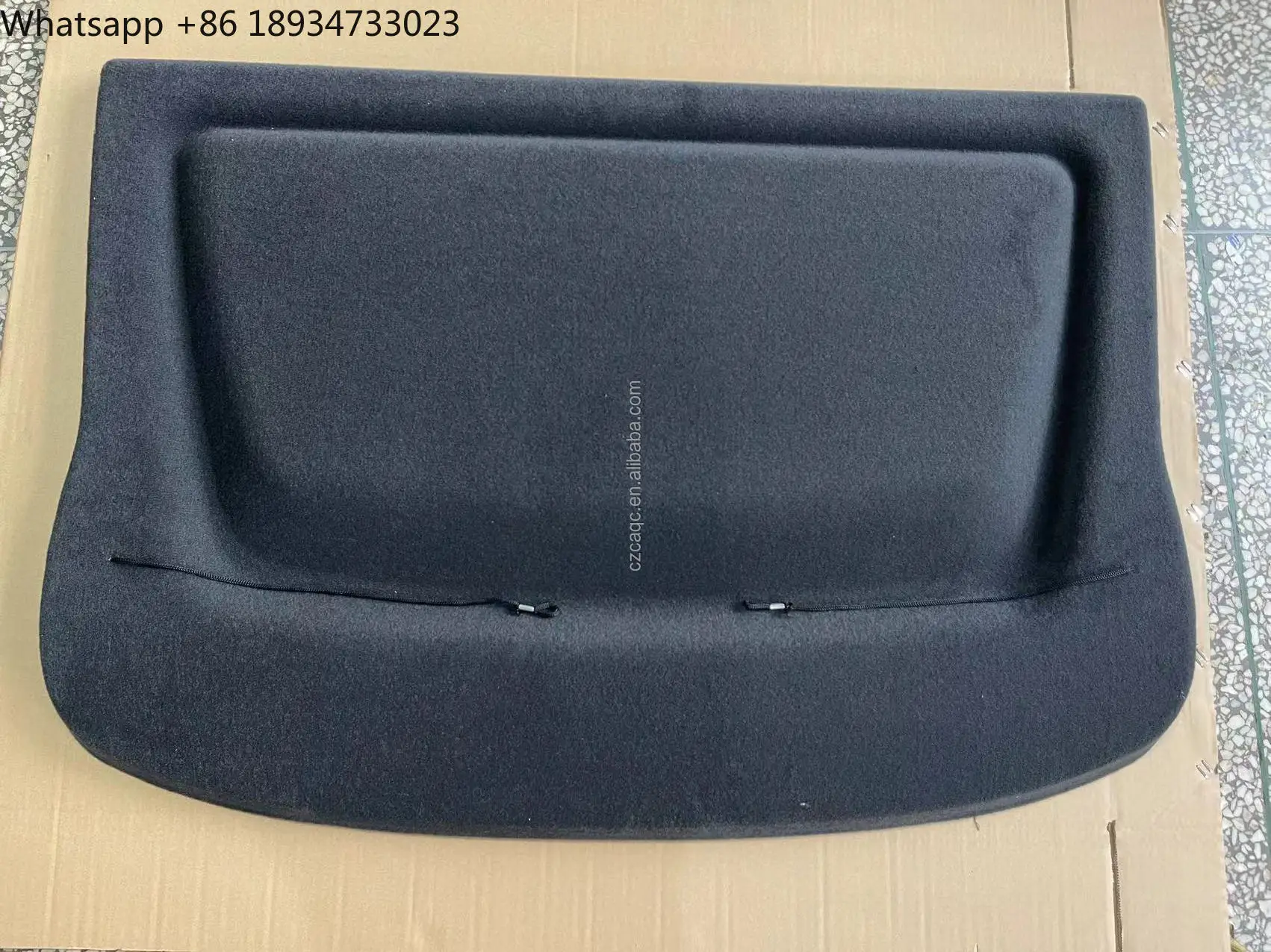 جديد وصول قطع غيار السيارات الخلفي حمولة حقيبة السيارة غطاء واقي أحذية بلاستيك غطاء الطرود الرف لشركة فولكس فاجن ID.4 ID4 2021-2024 11A867769 87A الأصلي #2