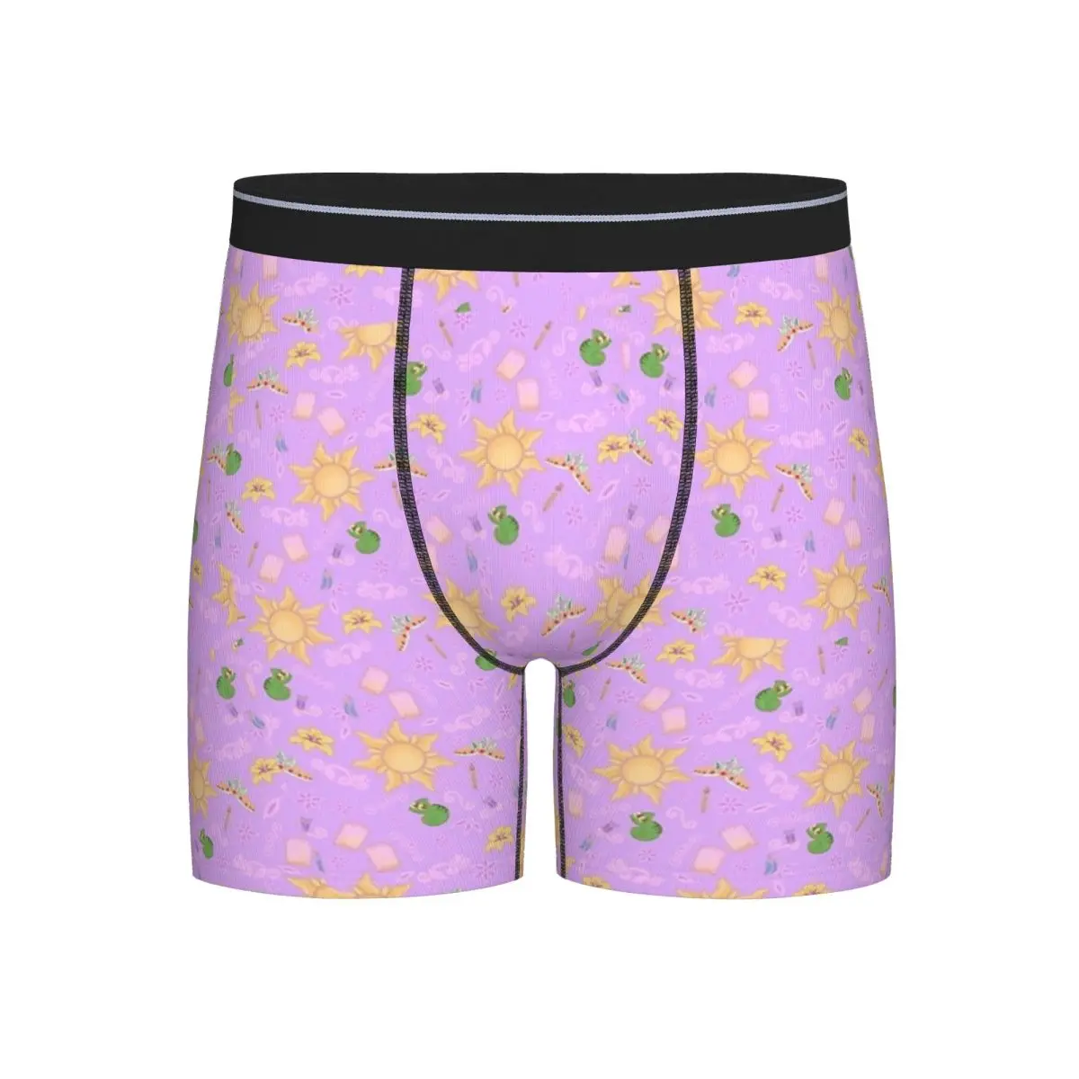 

Long Boxer Underpants Shorts Rapunzel Pattern Panties Men's Comfortable Underwear for Homme Man Boyfriend Gift