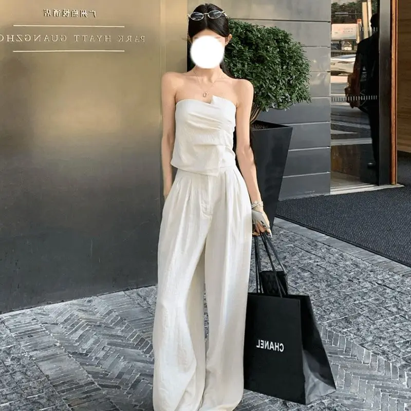 

2025 сексуальные нерегулярные топы, летние брюки, костюм для женщин