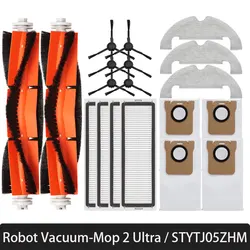 Peças sobressalentes para Xiaomi Mi Robot Vacuum-Mop 2 Ultra, Escova Lateral Principal, Filtro Hepa, Mop Pano, Saco De Pó, STYTJ05ZHM, Peças de Reposição