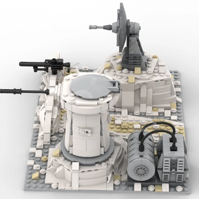 ใหม่ 960PCSที่มีชื่อเสียงStarภาพยนตร์MOC Battle On Hoth Rebel Cannonรุ่นDIYสร้างสรรค์ไอเดียของเล่นเด็กประกอบปริศนาของขวัญวันเกิด