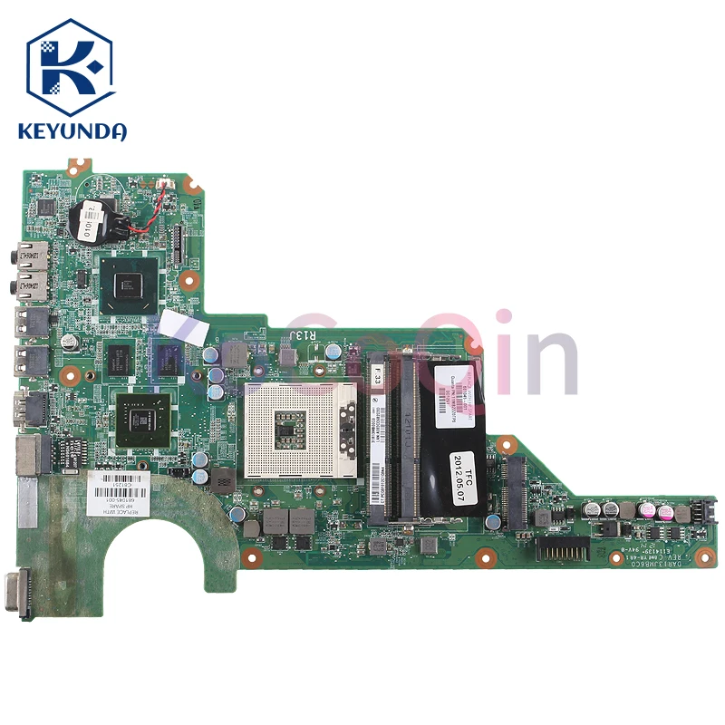 DAR13JMBFor HP Pavilion G4 G6 G4-1000 G6-1000 Notebook Mainboard 681045-001 HM65 With GPU 1G Laptop Motherboard Full Tested