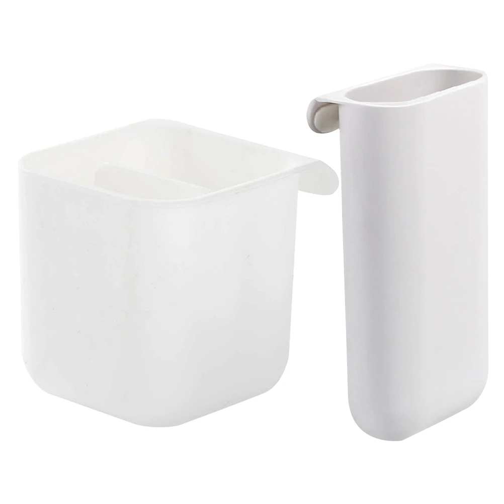 

2pcs Creative Pen Holder Stationery Organizer Pencil Container Desktop Wall Mount Office Accessories White Space