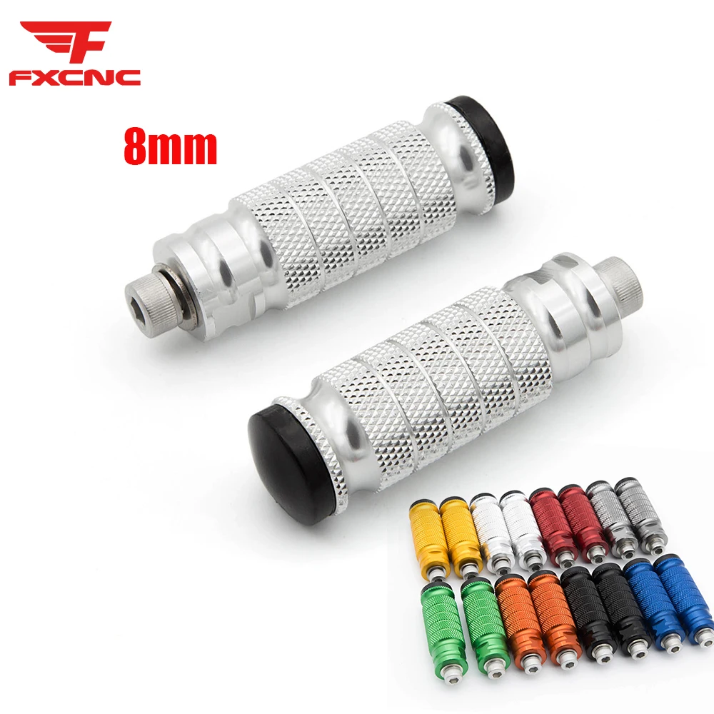 

For Ducati Monster 696 2008-2014 Motorcycle Footpeg Pedal Footrest Foot Pegs Universal 8mm Foot Peg Rear set FootPeg