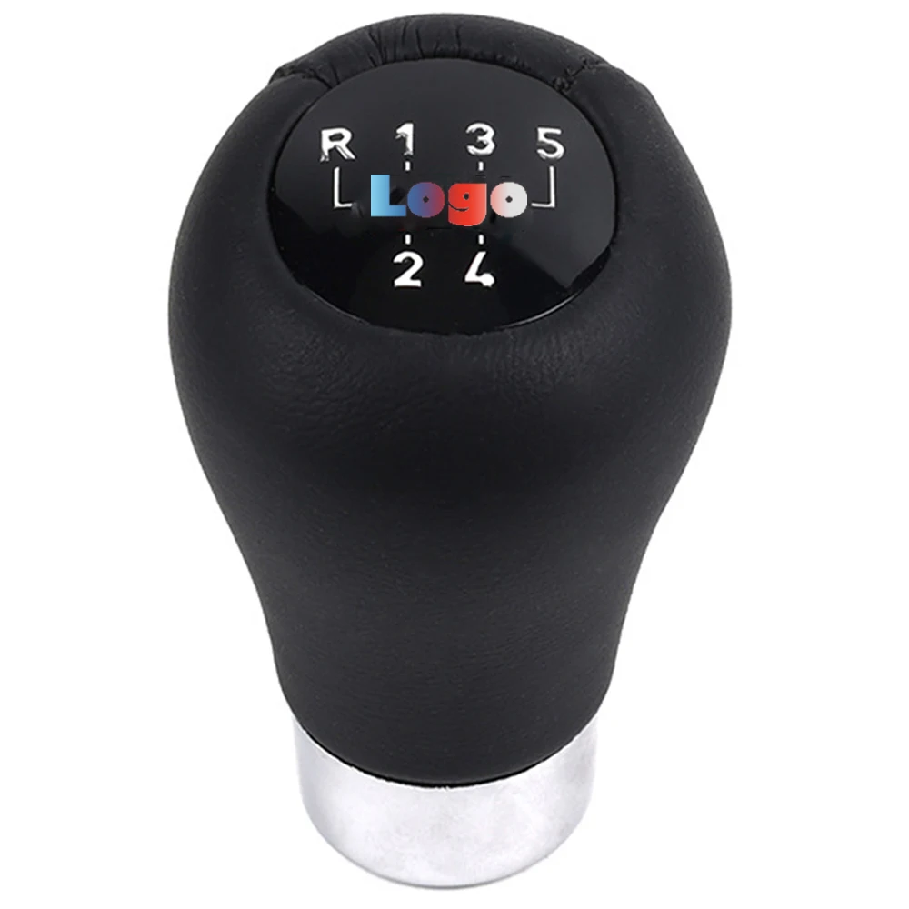 5/6 Speed Leather Car Gear Shift Knob for BMW 1 3 5 6 Series E30 E36 E39 E46 E60 E81 E82 E87 E90 E53 E84 E83 can custom logo