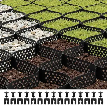 شبكة أرضية 3 بوصة عمق Geocell لحصيرة تثبيت الحصى 17.06x8.86 ...