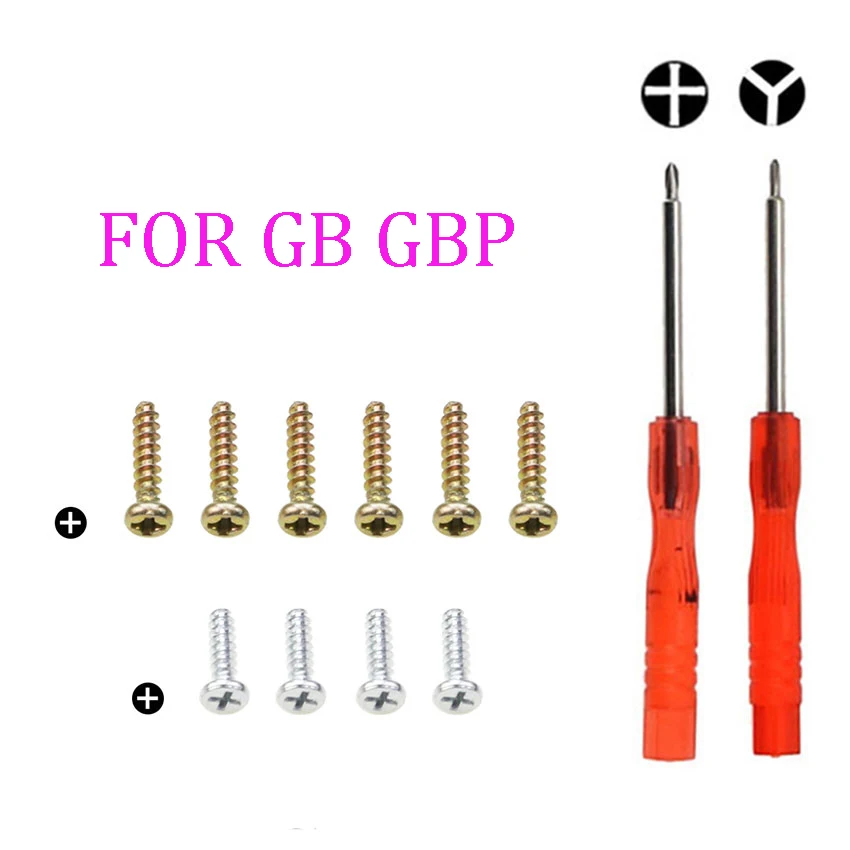 cltgxdd 1 set of FOR GBA GBC GB GBP game console color Y cross three wing screw casing screwdriver tool set