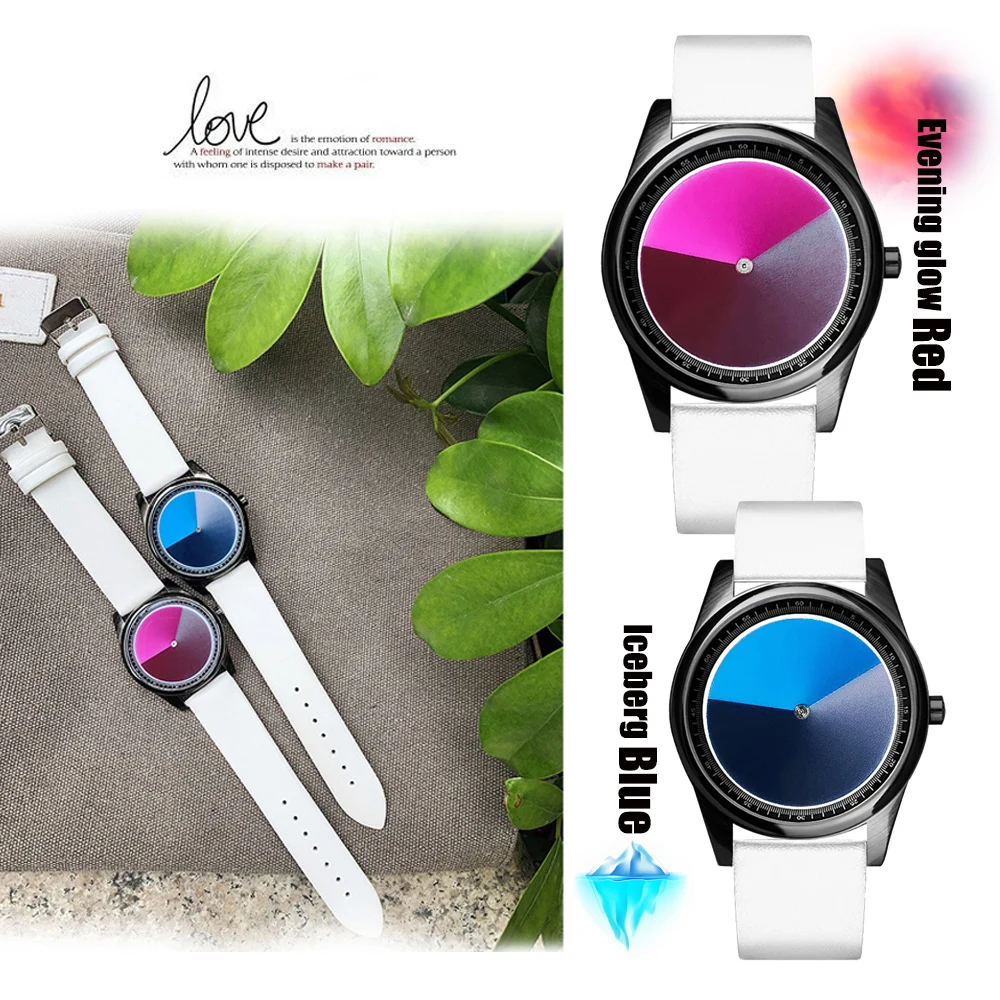 Enmex Individualization special design wristwatch 3D blue dail creative design stainless steel fashion quartz clock men  watch