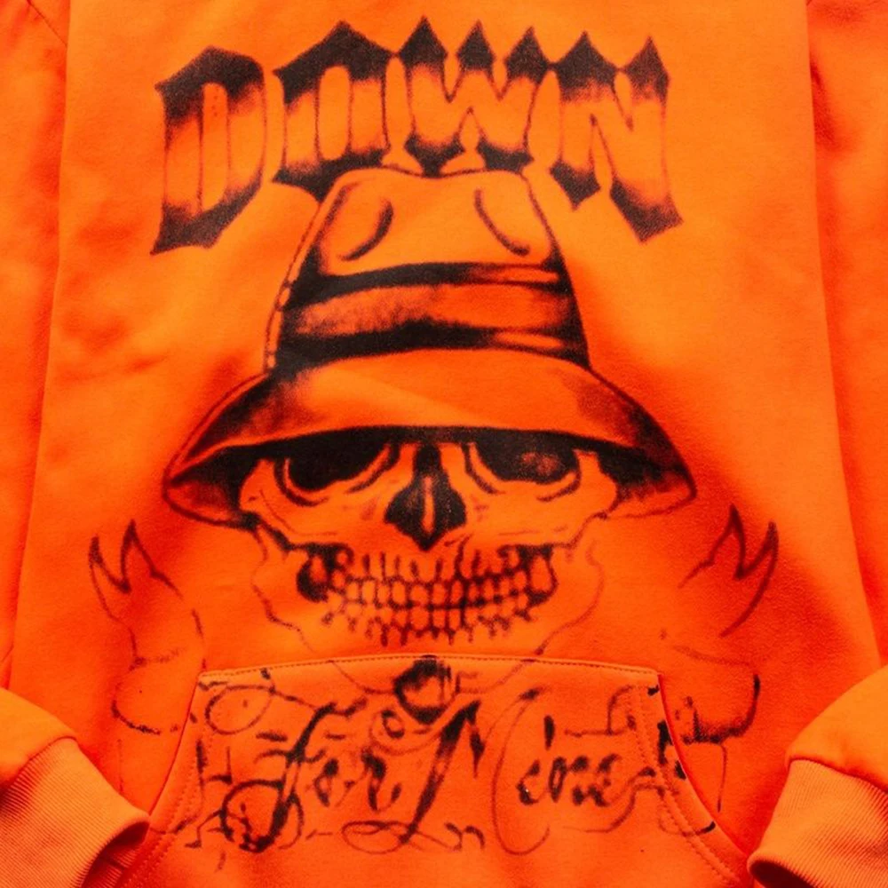 New Autumn And Winter Fashion Trend Dark Style Y2k Hooded Sweatshirt Unisex American Street Casual Loose High Quality Hoodie Men