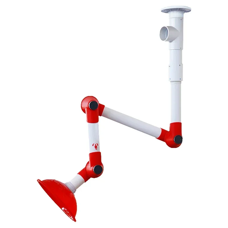 Universal Arm Saughaube Labor Auspuff Flexible Positionierung Rauchen Rohr Kollektor Luft Arm für Belüftung