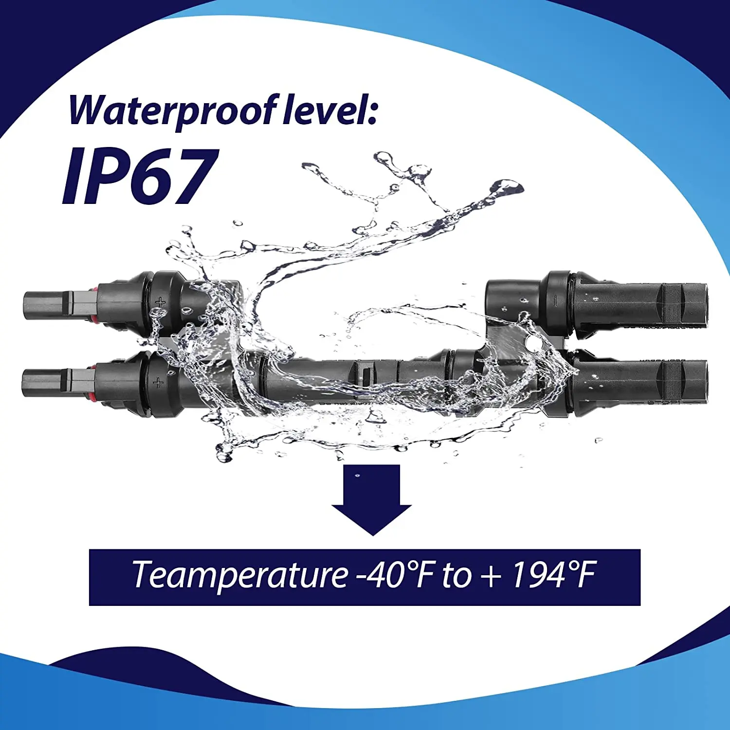 1 Pair T2/T3/T4/T5/T6 Male&Femal Branch PV Solar panel Cable Connectors 30A 1000V Electrical Photovoltaic Panel Wire Connector