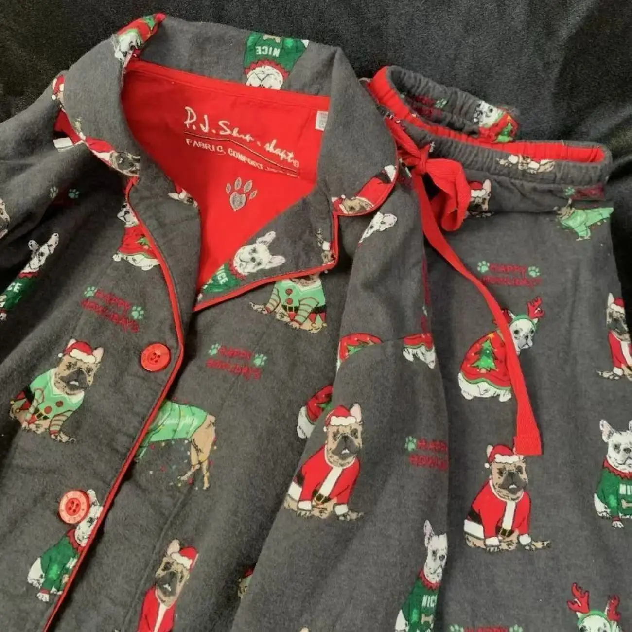 

2025 Autumn New Home Clothes Lady Cotton Pajamas Suit Cute Cartoon Print Nightwear Luxury Shirt Pants Girlfriend Gift Loungewear