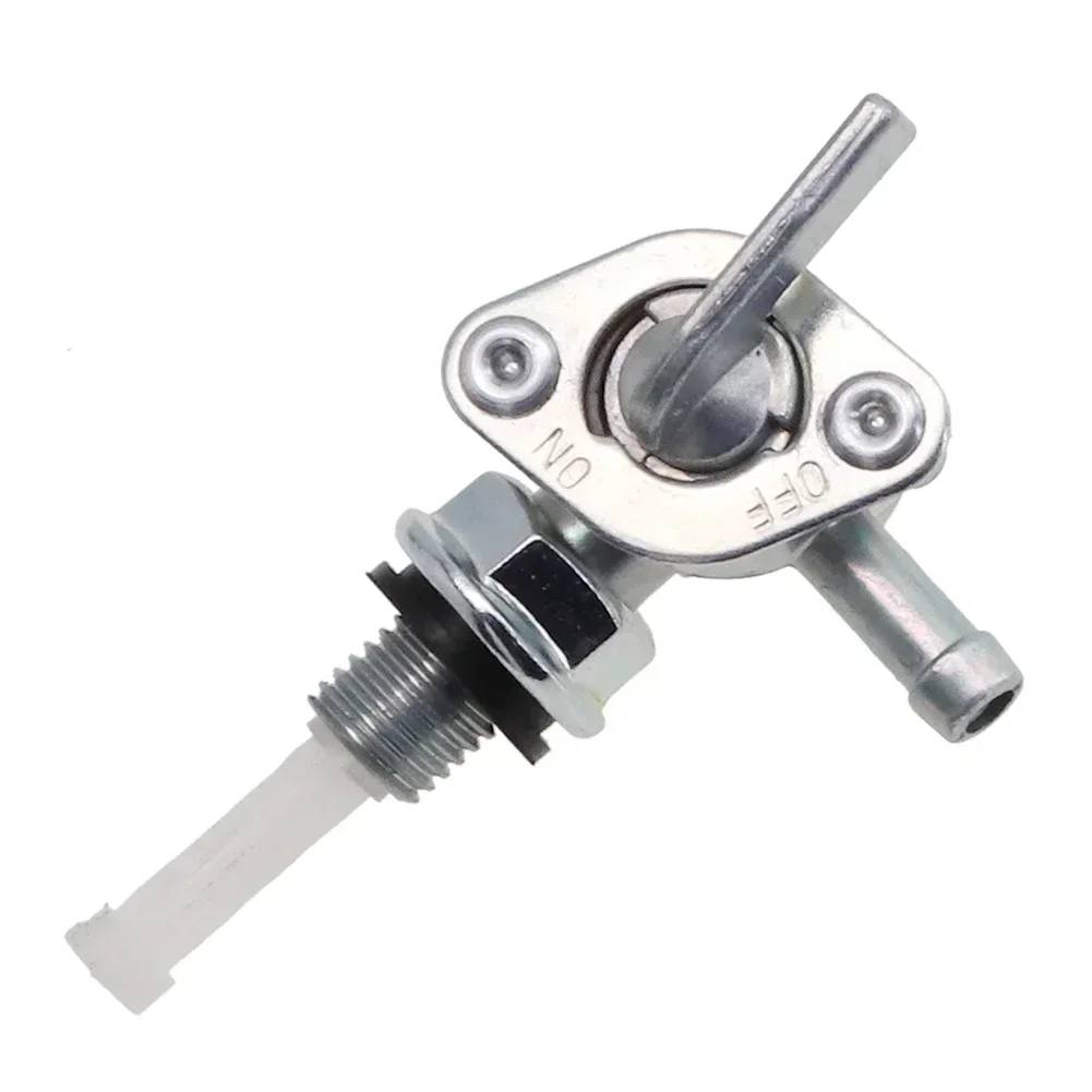 Brand New High Quality Switch Valve Fuel Parts Replacement Shut Off Silver Stainless Steel Universal 90 Degree