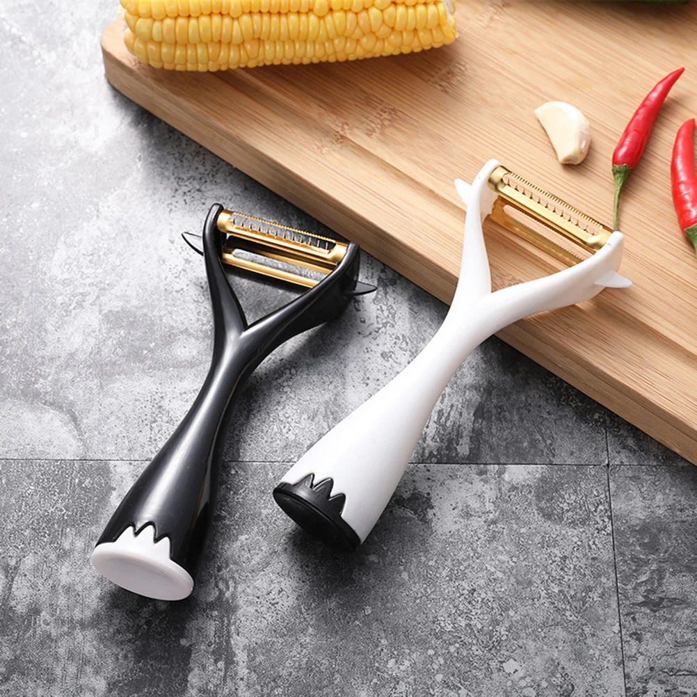 

2 Pcs Steel Peelers Graters Blades Kitchen Fruit Peeler Vegetable Fruit Vegetable Peelers Tools Safe