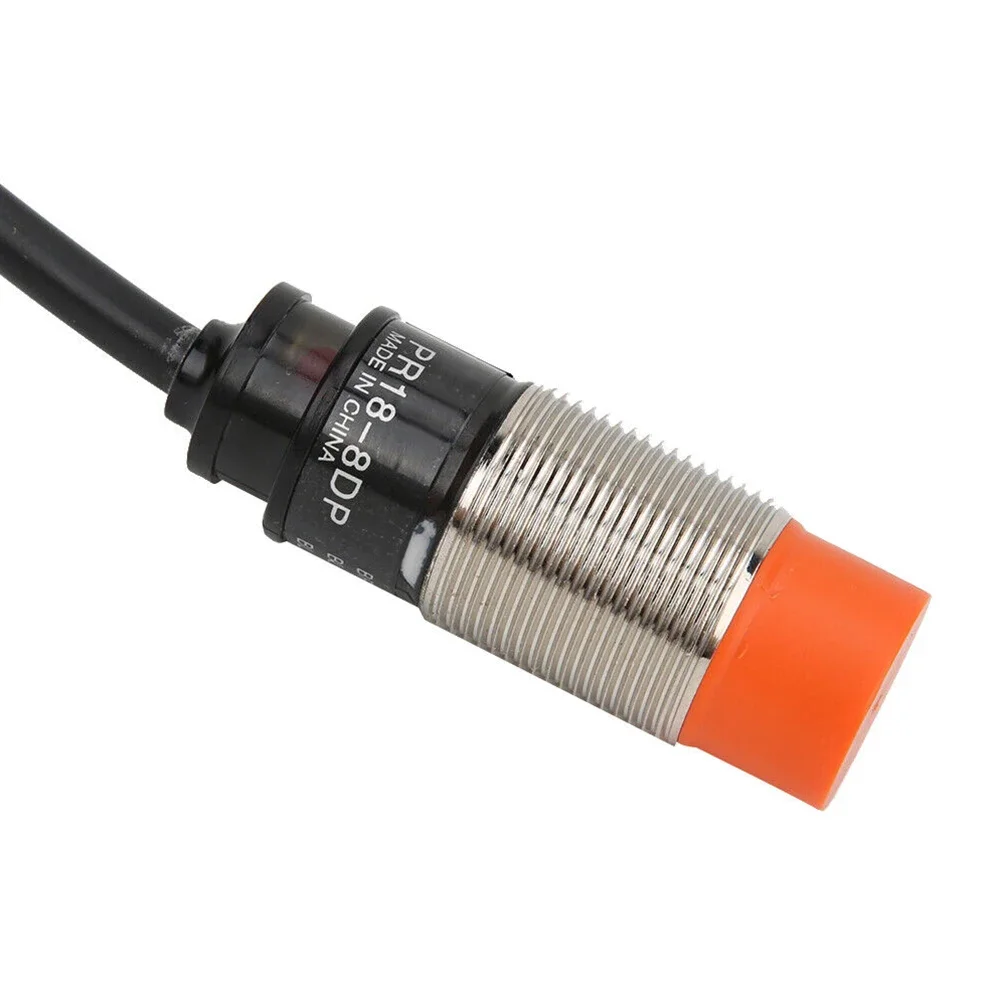 For BERM® Proximity Switch 200mA 3-Wire 1.8m DC10 ~ 30V For BERM® Inductive Oil-proof PR18-8DP Proximity Sensor